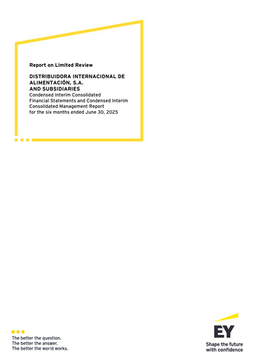 Miniature (DIA) Distribuidora Internacional de Alimentación Rapport semestriel 2025-h1