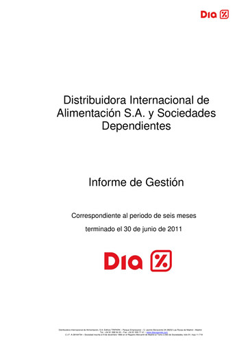 Thumbnail (DIA) Distribuidora Internacional de Alimentación Half-year Report 2011-h1