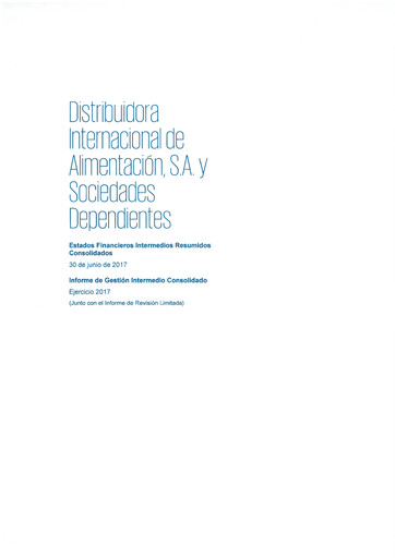 Thumbnail (DIA) Distribuidora Internacional de Alimentación Half-year Report 2017-h1
