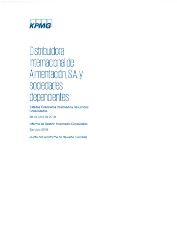 Thumbnail (DIA) Distribuidora Internacional de Alimentación Half-year Report 2018-h1