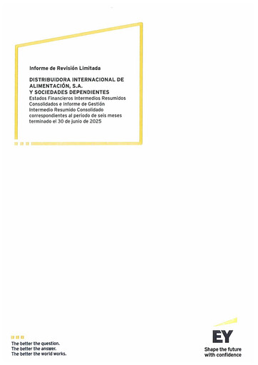 Thumbnail (DIA) Distribuidora Internacional de Alimentación Half-year Report 2025-h1