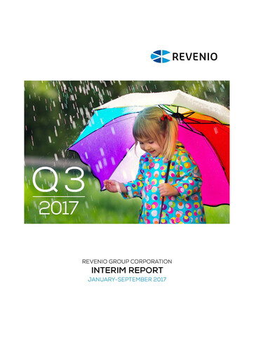 Thumbnail Revenio Quarterly Report 2017-q3