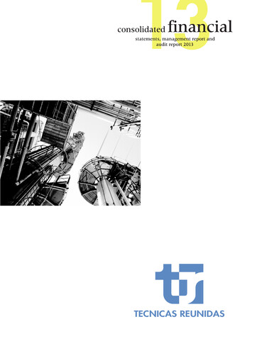 Thumbnail Técnicas Reunidas Financial Statement 2013