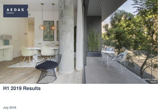 Thumbnail Aedas Homes Half-year Report 2019-h1