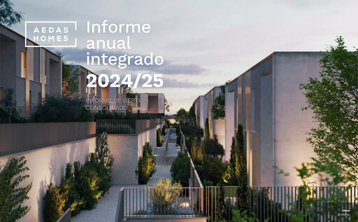 Thumbnail Aedas Homes Integrated Report 2024-2025