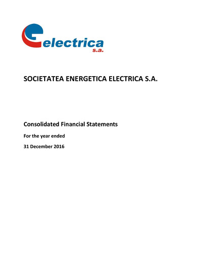 Vorschaubild Electrica
 Finanzmitteilung 2016