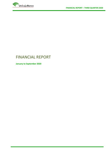 Thumbnail Unicaja Banco Quarterly Report 2020-q3