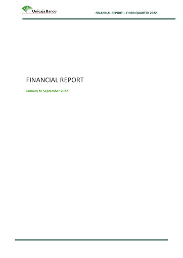 Thumbnail Unicaja Banco Quarterly Report 2022-q3