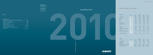 Thumbnail OHB SE Annual Report 2010
