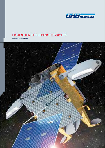 Thumbnail OHB SE Annual Report 2008