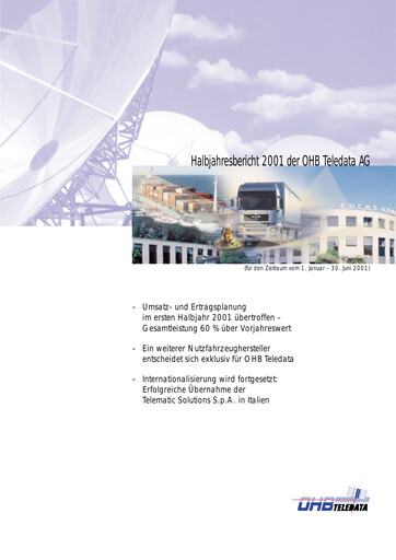 Thumbnail OHB SE Half-year Report 2001-h1