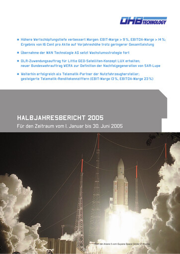 Thumbnail OHB SE Half-year Report 2005-h1