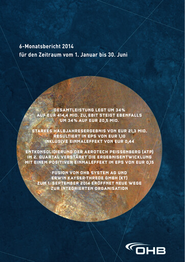 Thumbnail OHB SE Half-year Report 2014-h1