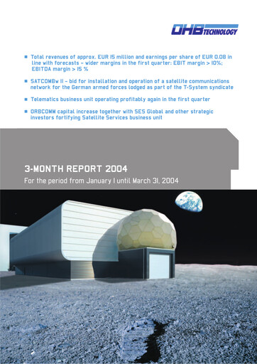 Thumbnail OHB SE Quarterly Report 2004-q1