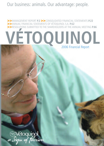 Thumbnail Vetoquinol Financial Report 2006