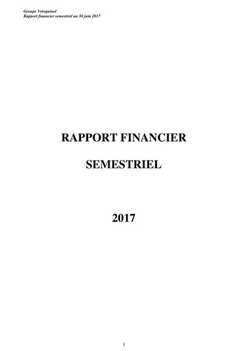 Thumbnail Vetoquinol Half-year Report 2017-h1