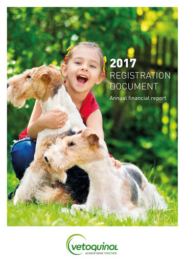 Thumbnail Vetoquinol Universal Registration Document 2017