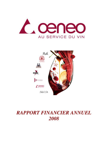 Thumbnail Oeneo Financial Report 2008
