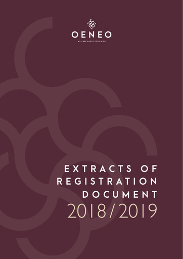 Thumbnail Oeneo Universal Registration Document 2018-2019
