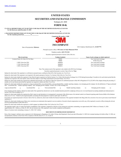 Thumbnail 3M Annual Report 2025