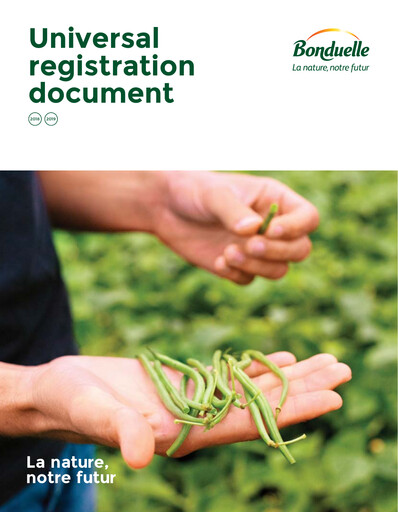 Thumbnail Bonduelle Universal Registration Document 2018-2019