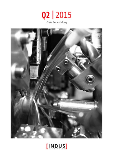 Thumbnail Indus Holding
 Half-year Report 2015-h1