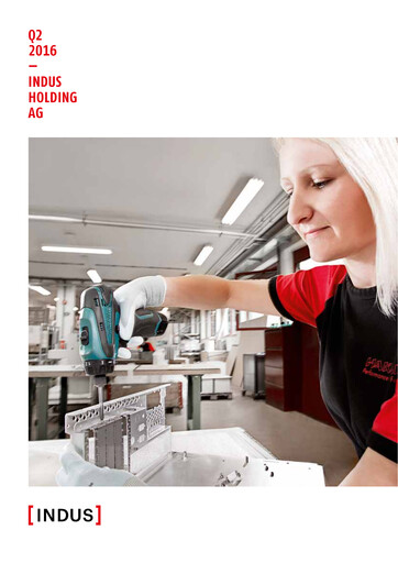 Miniature Indus Holding
 Rapport semestriel 2016-h1