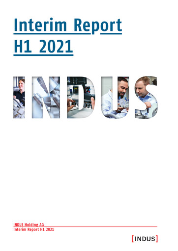 Miniature Indus Holding
 Rapport semestriel 2021-h1
