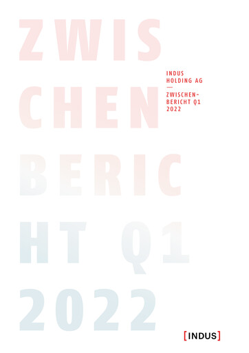 Thumbnail Indus Holding
 Quarterly Report 2022-q1