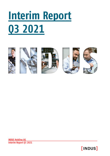 Thumbnail Indus Holding
 Quarterly Report 2021-q3