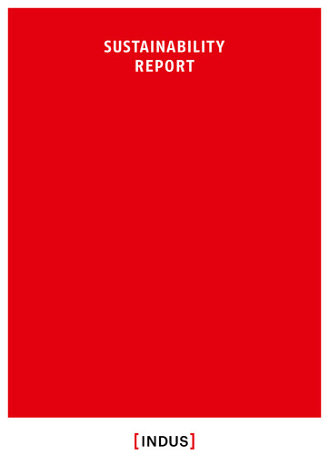 Thumbnail Indus Holding
 Sustainability Report 2019