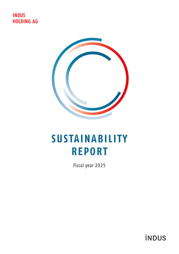 Thumbnail Indus Holding
 Sustainability Report 2025