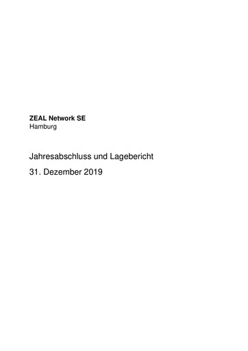 Vorschaubild Zeal Network
 Finanzmitteilung 2019
