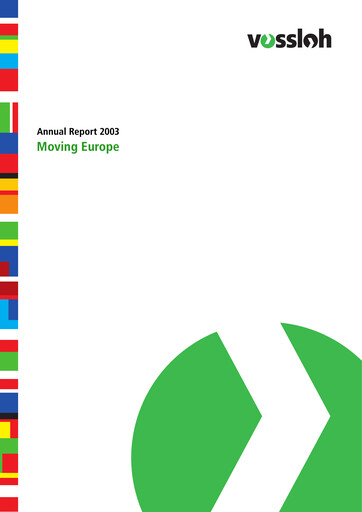 Thumbnail Vossloh AG Annual Report 2003