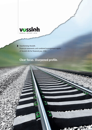 Thumbnail Vossloh AG Financial Statement 2016
