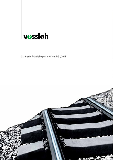 Thumbnail Vossloh AG Quarterly Report 2015-q1