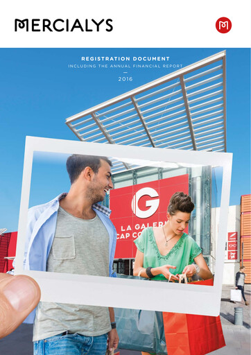 Thumbnail Mercialys Universal Registration Document 2016