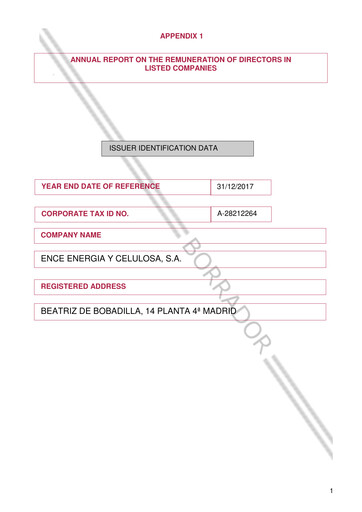 Miniature ENCE Energía y Celulosa Rapport annuel 2017