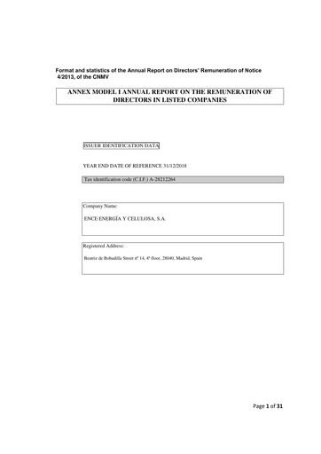 Miniature ENCE Energía y Celulosa Rapport annuel 2018