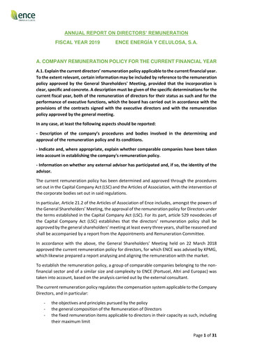 Miniature ENCE Energía y Celulosa Rapport annuel 2019