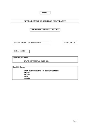 Miniature ENCE Energía y Celulosa Rapport annuel 2003