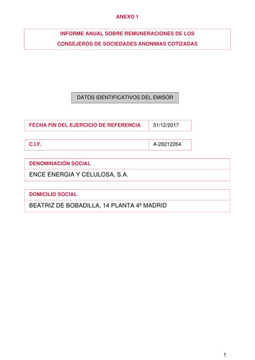 Miniature ENCE Energía y Celulosa Rapport annuel 2017