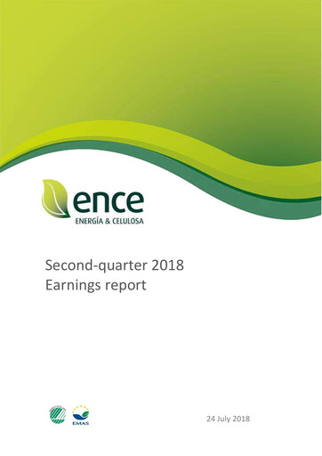 Thumbnail ENCE Energía y Celulosa Quarterly Report 2018-q2