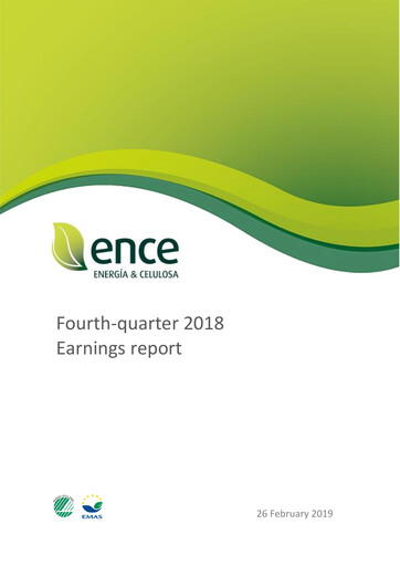 Thumbnail ENCE Energía y Celulosa Quarterly Report 2018-q4