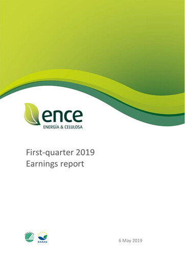 Thumbnail ENCE Energía y Celulosa Quarterly Report 2019-q1