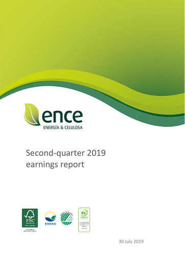 Thumbnail ENCE Energía y Celulosa Quarterly Report 2019-q2
