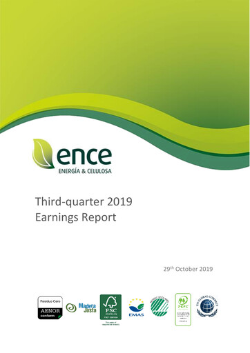 Thumbnail ENCE Energía y Celulosa Quarterly Report 2019-q3