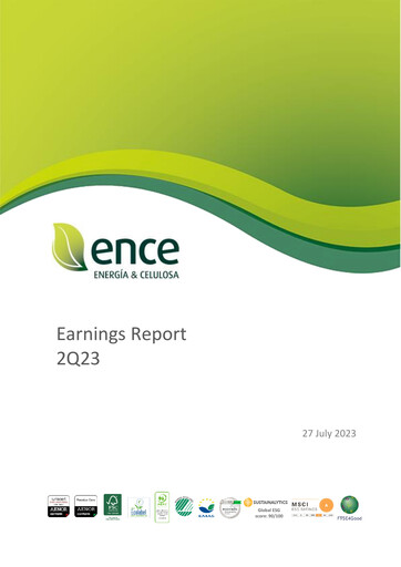 Thumbnail ENCE Energía y Celulosa Quarterly Report 2023-q2