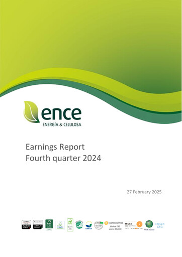 Thumbnail ENCE Energía y Celulosa Quarterly Report 2024-q4