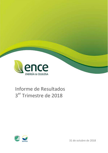 Thumbnail ENCE Energía y Celulosa Quarterly Report 2018-q3